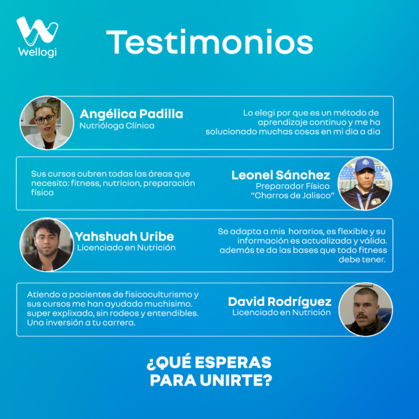 Testimoniales. Wellogi Academy