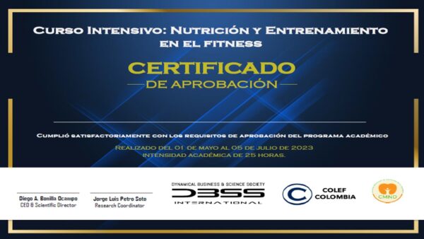 Certificado de Aprobación. DBSS