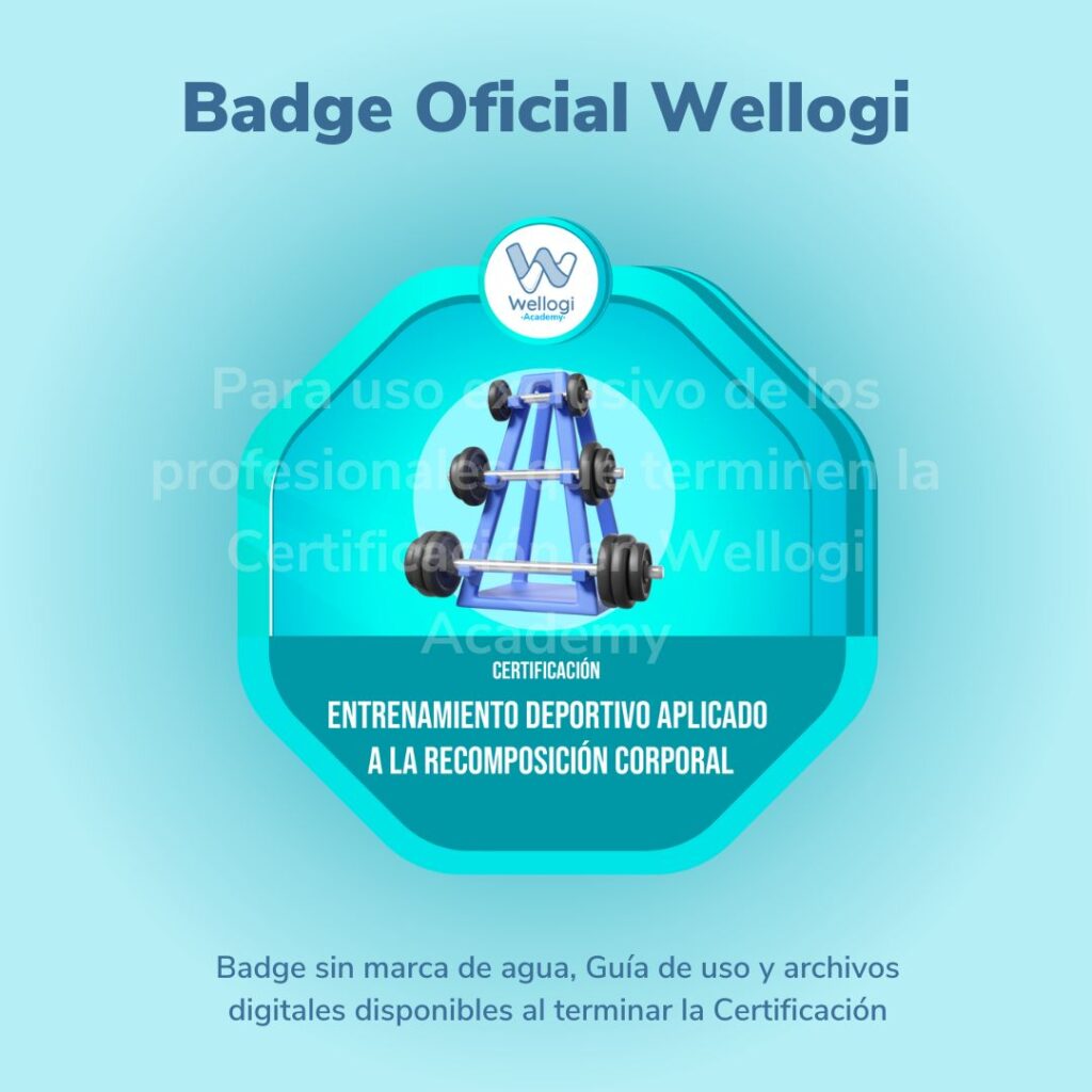Badge – Certificación en Entrenamiento aplicado a la Recomposición Corporal