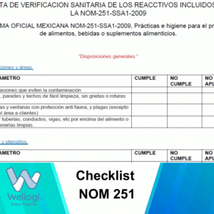 Checklist NOM 251